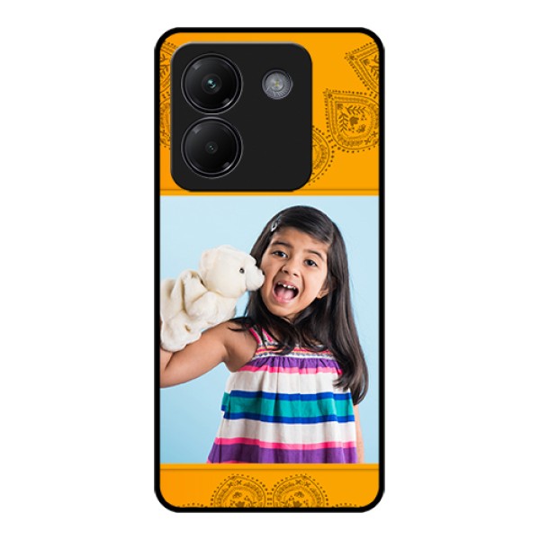 Poco M7 Pro 5G Custom Glass Phone Case - Photo Wedding Design