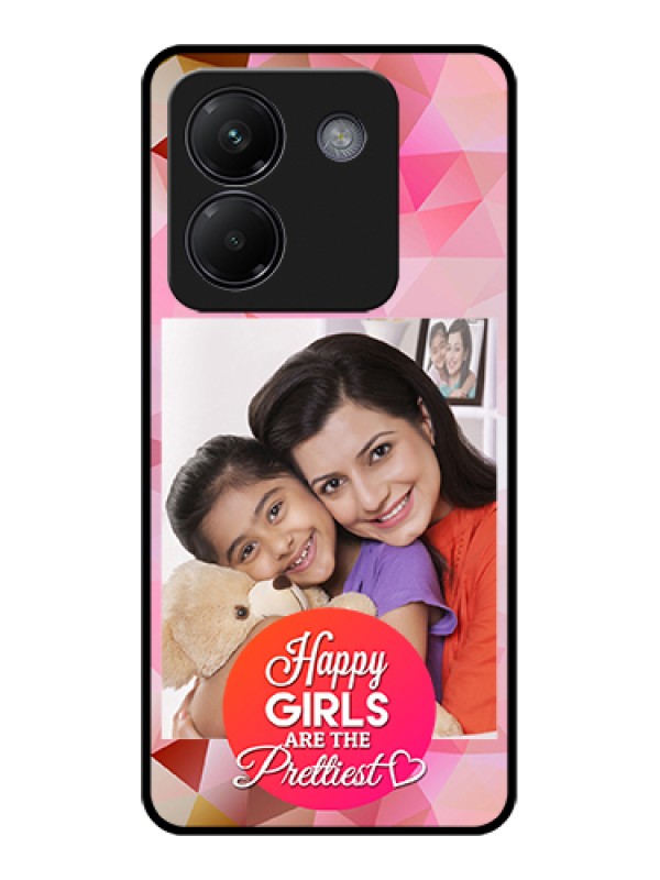 Custom Poco M7 Pro 5G Custom Glass Phone Case - Abstract Triangle Design