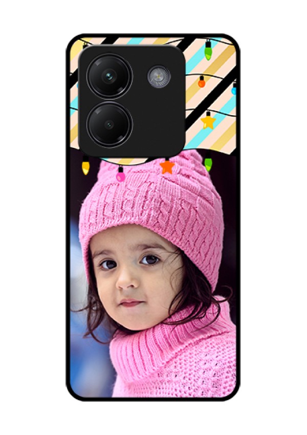 Poco M7 Pro 5G Custom Glass Phone Case - Lights Hanging Design