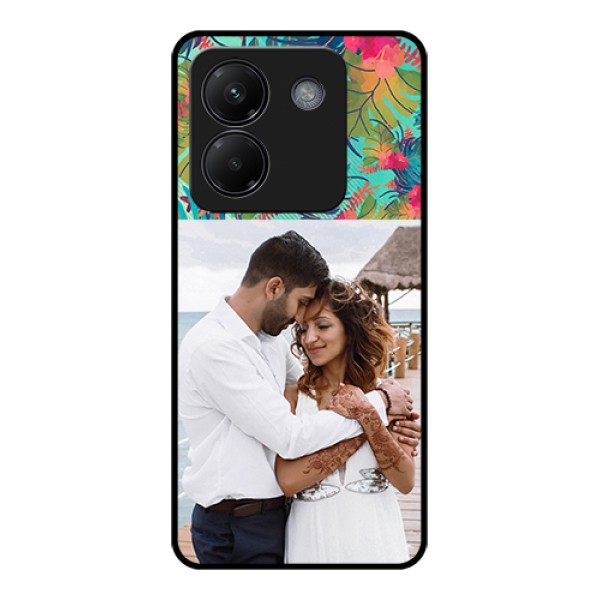 Poco M7 Pro 5G Custom Glass Phone Case - Watercolor Floral Design Poco M7 Pro 5G Custom Glass Phone Case - Watercolor Floral Design