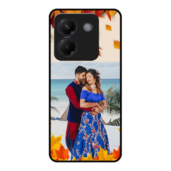 Poco M7 Pro 5G Custom Glass Phone Case - Autumn Maple Leaves Design Poco M7 Pro 5G Custom Glass Phone Case - Autumn Maple Leaves Design