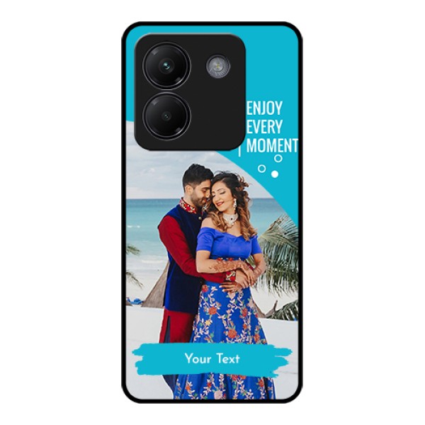 Poco M7 Pro 5G Custom Glass Phone Case - Happy Moment Design