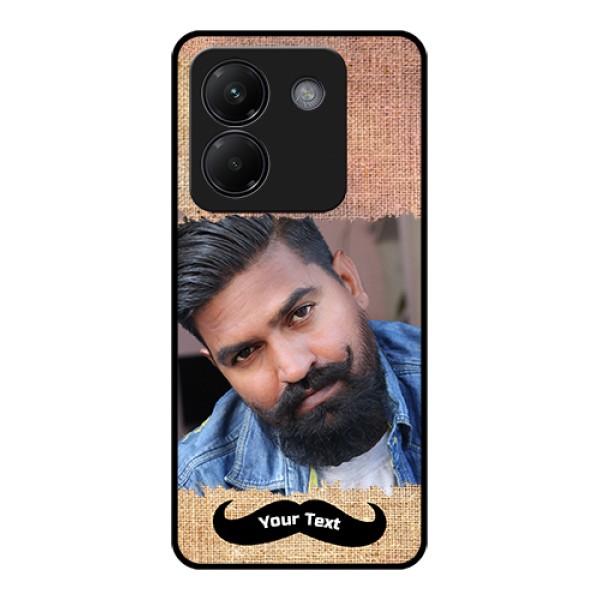 Poco M7 Pro 5G Custom Glass Phone Case - With Texture Design