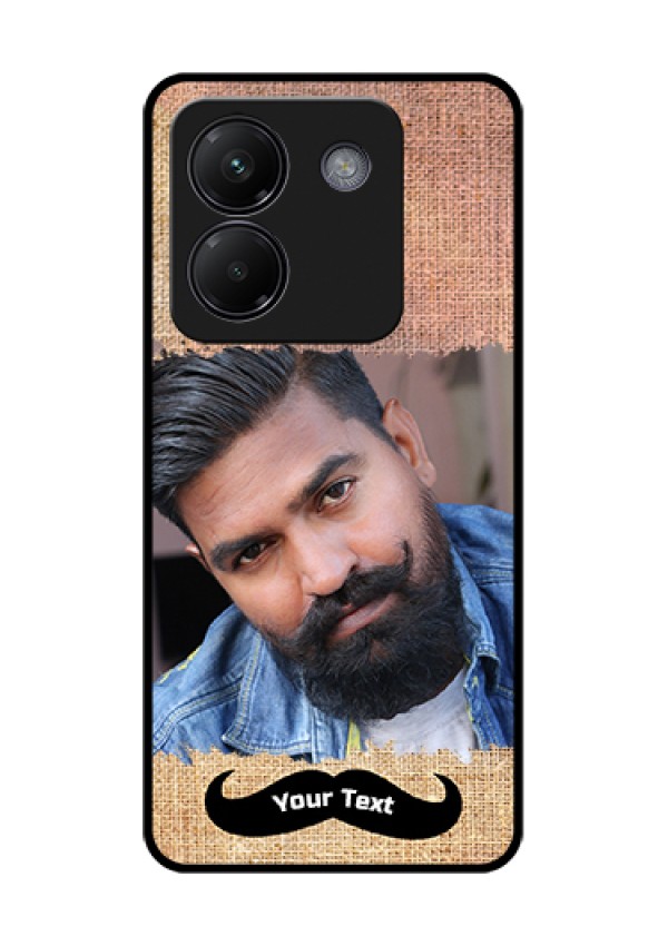 Poco M7 Pro 5G Custom Glass Phone Case - With Texture Design