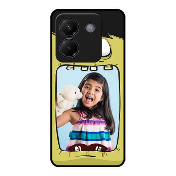 Poco M7 Pro 5G Custom Glass Phone Case - Cartoon Monster Back Case Design Poco M7 Pro 5G Custom Glass Phone Case - Cartoon Monster Back Case Design