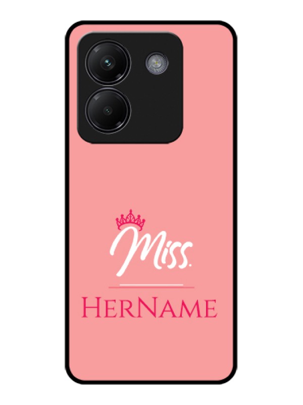 Custom Poco M7 Pro 5G Custom Glass Phone Case - Mrs With Name Design