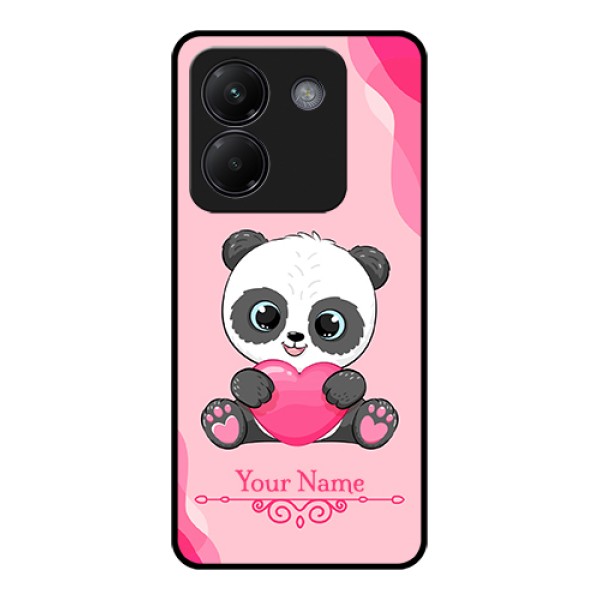 Poco M7 Pro 5G Custom Glass Phone Case - Cute Panda Design