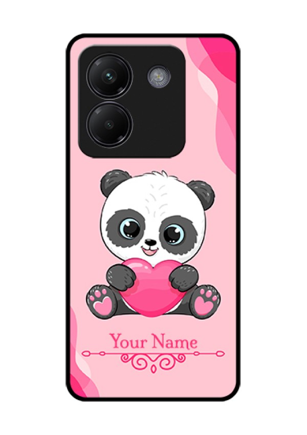 Poco M7 Pro 5G Custom Glass Phone Case - Cute Panda Design