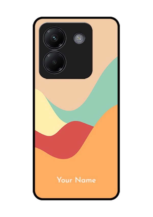 Poco M7 Pro 5G Custom Glass Phone Case - Ocean Waves Multi - Colour Design