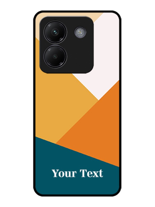 Custom Poco M7 Pro 5G Custom Glass Phone Case - Stacked Multi - Colour Design