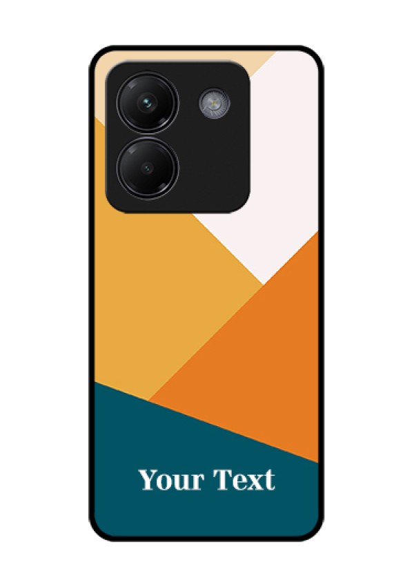Poco M7 Pro 5G Custom Glass Phone Case - Stacked Multi - Colour Design