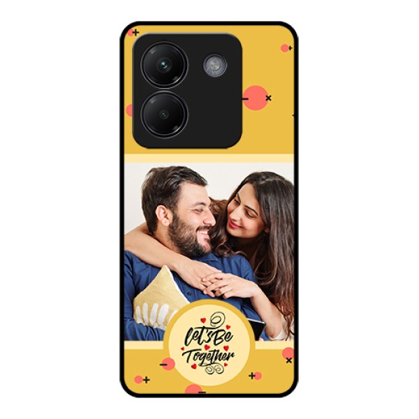 Poco M7 Pro 5G Custom Glass Phone Case - Lets Be Together Design Poco M7 Pro 5G Custom Glass Phone Case - Lets Be Together Design