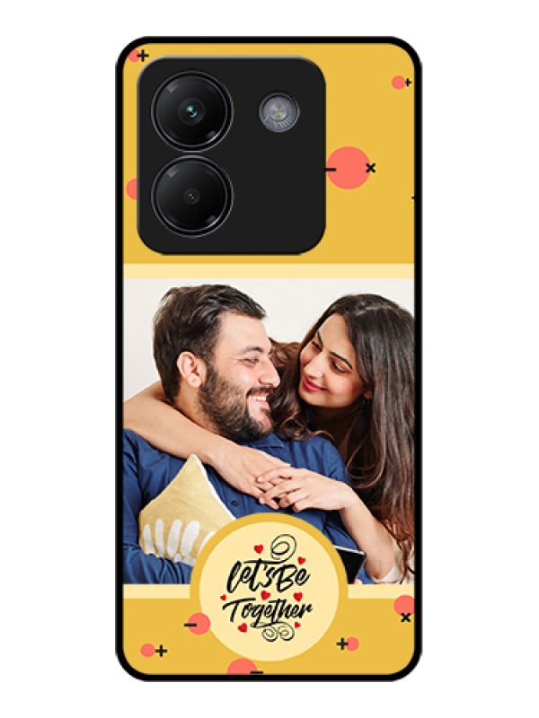 Custom Poco M7 Pro 5G Custom Glass Phone Case - Lets Be Together Design