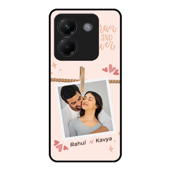 Poco M7 Pro 5G Custom Glass Phone Case - Forever And Ever Love Design Poco M7 Pro 5G Custom Glass Phone Case - Forever And Ever Love Design