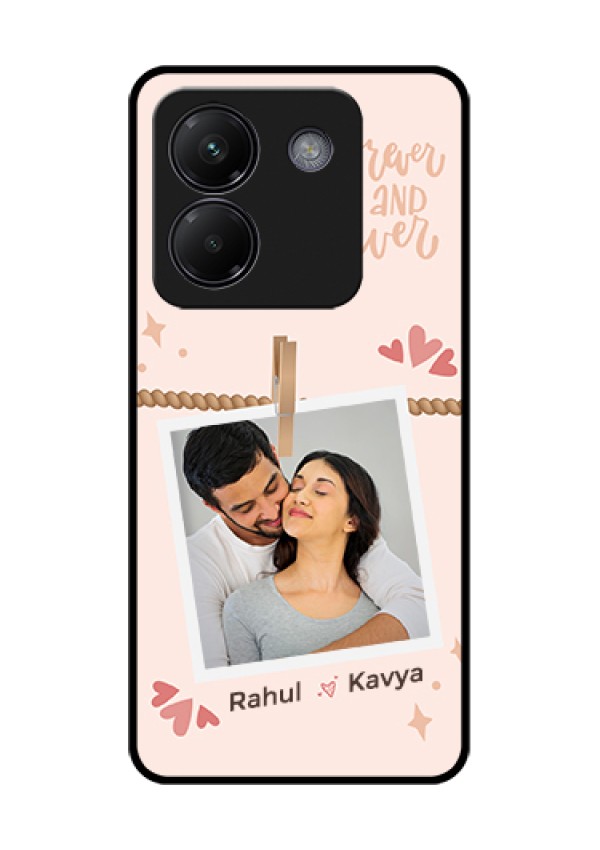 Poco M7 Pro 5G Custom Glass Phone Case - Forever And Ever Love Design