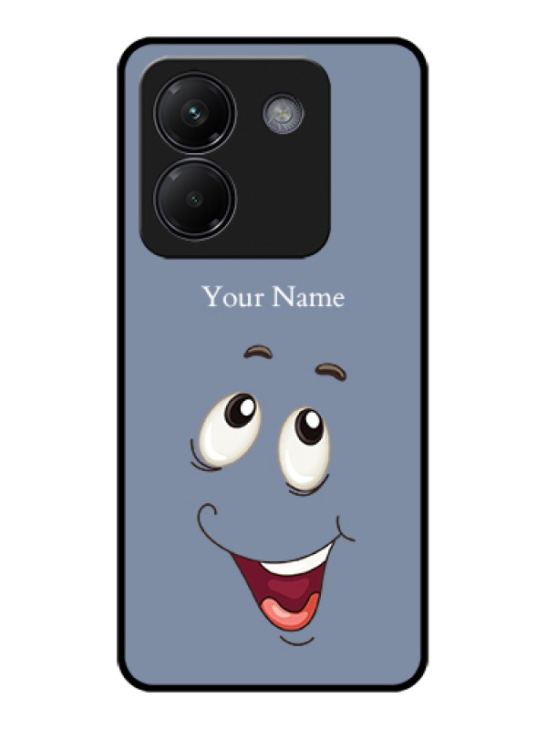 Custom Poco M7 Pro 5G Custom Glass Phone Case - Laughing Cartoon Face Design