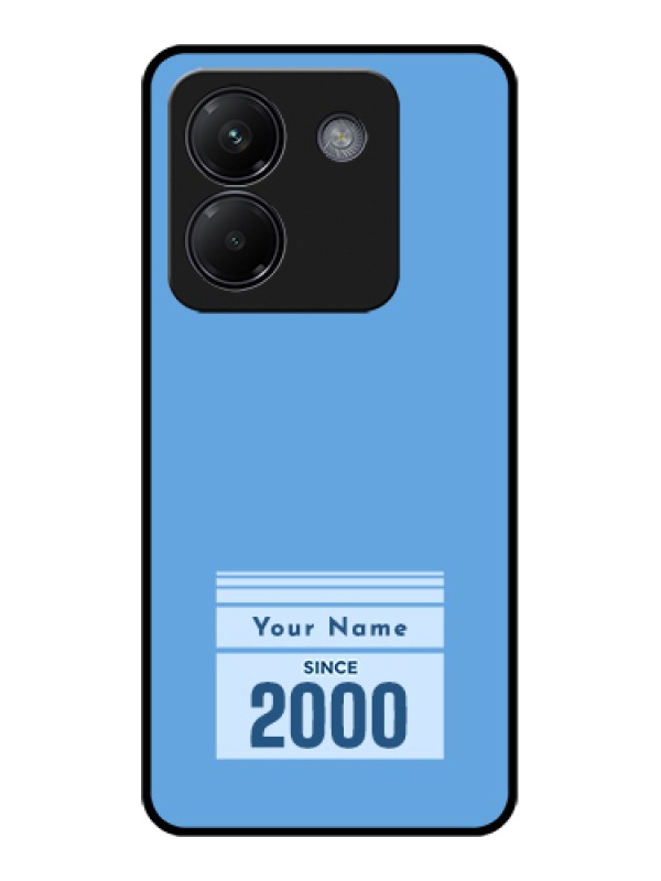 Custom Poco M7 Pro 5G Custom Glass Phone Case - Custom Year Of Birth Design
