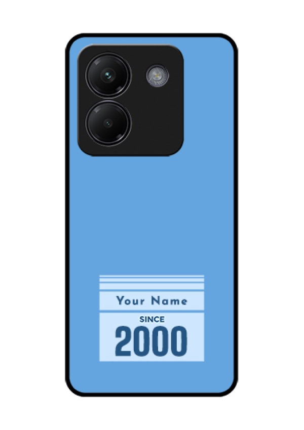 Poco M7 Pro 5G Custom Glass Phone Case - Custom Year Of Birth Design