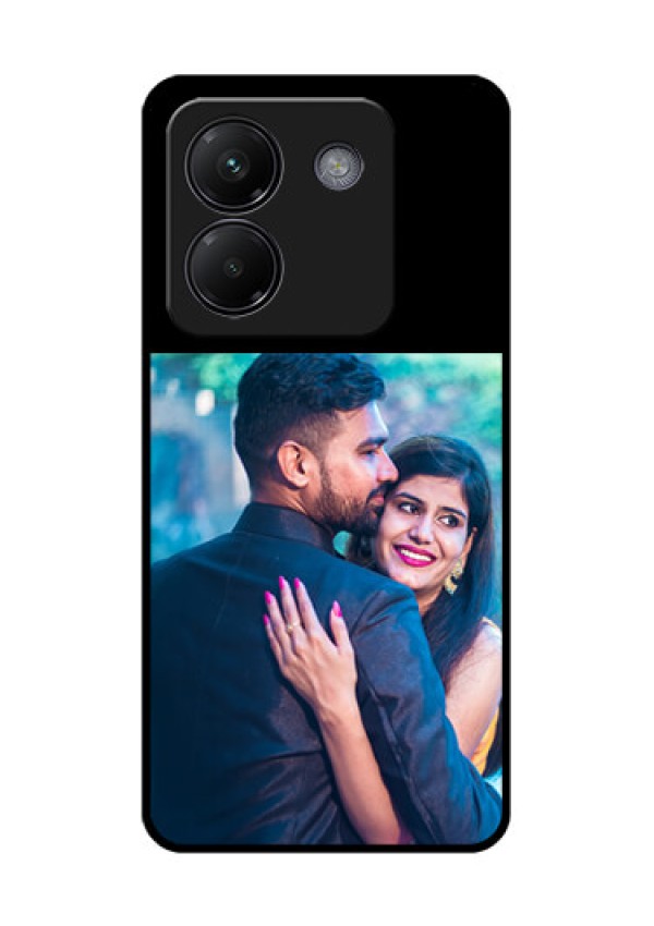 Poco M7 Pro 5G Custom Glass Phone Case - Upload Full Picture With Custom Color Design