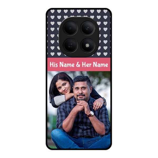 Poco M8 5G Custom Glass Phone Case - Love Symbols Design