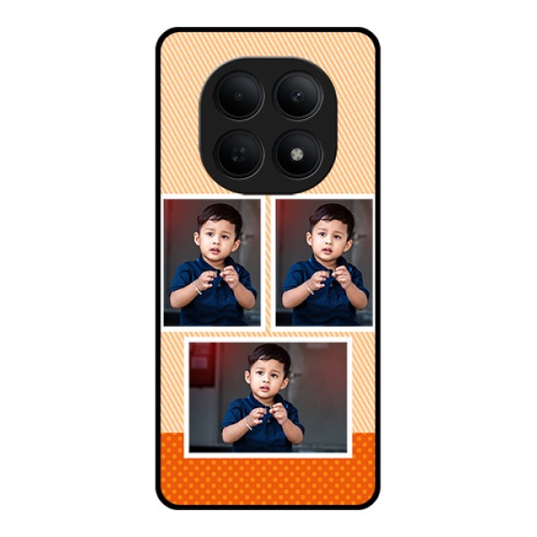 Poco M8 5G Custom Glass Phone Case - Bulk Photos Upload Design