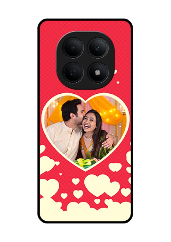 Poco M8 5G Custom Glass Phone Case - Love Symbols Phone Cover Design