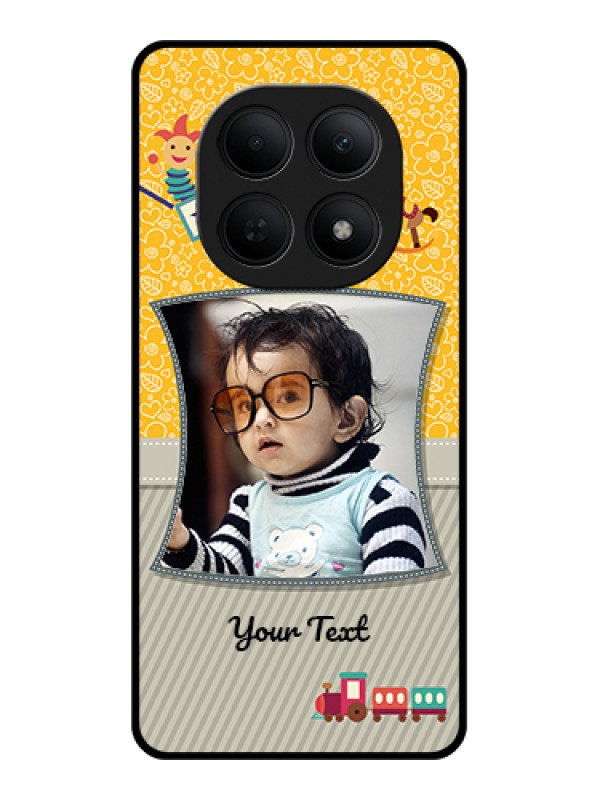 Custom Poco M8 5G Custom Glass Phone Case - Baby Picture Upload Design