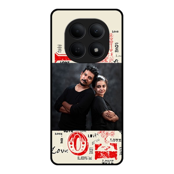 Poco M8 5G Custom Glass Phone Case - Trendy Love Design Case Poco M8 5G Custom Glass Phone Case - Trendy Love Design Case