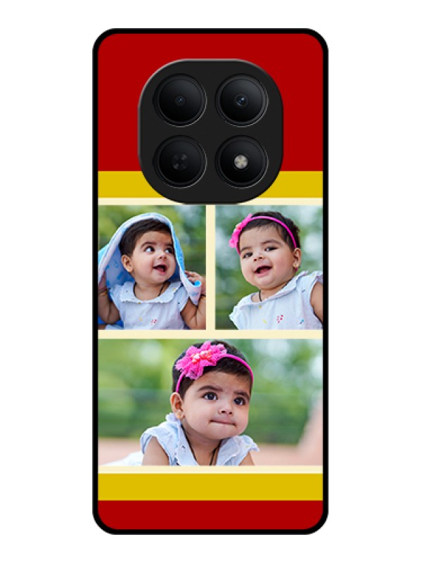 Custom Poco M8 5G Custom Glass Phone Case - Multiple Pic Upload Design
