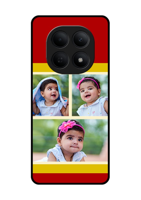Poco M8 5G Custom Glass Phone Case - Multiple Pic Upload Design