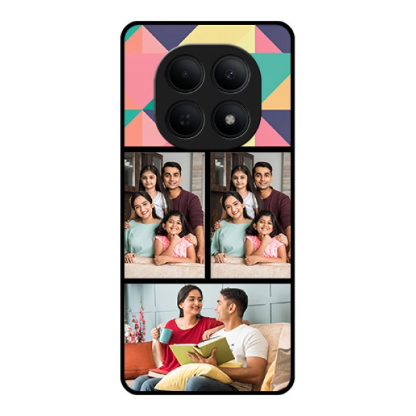 Poco M8 5G Custom Glass Phone Case - Bulk Pic Upload Design