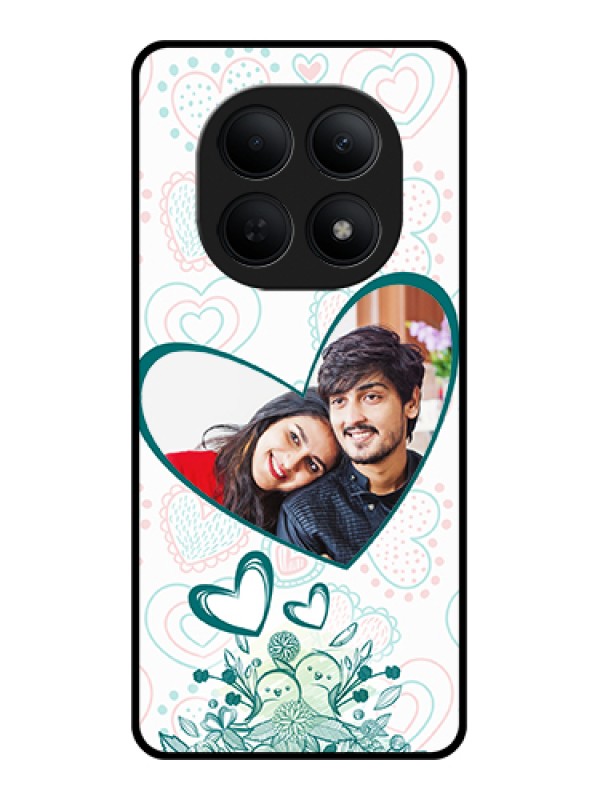 Custom Poco M8 5G Custom Glass Phone Case - Premium Couple Design