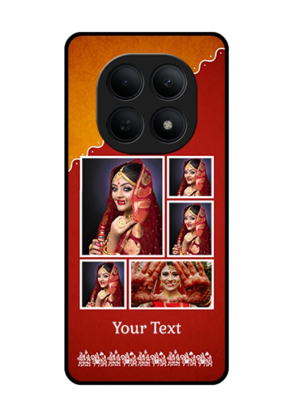 Poco M8 5G Custom Glass Phone Case - Wedding Pic Upload Design