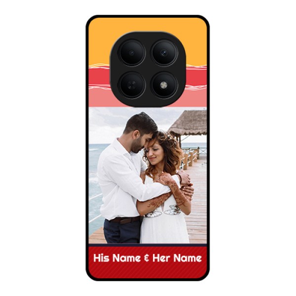 Poco M8 5G Custom Glass Phone Case - Colorful Case Design