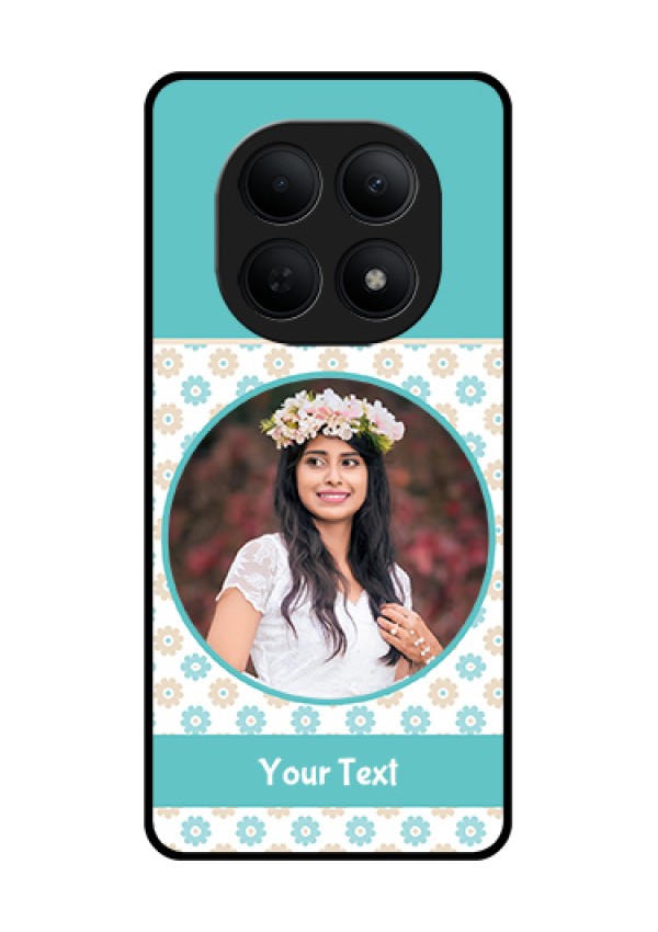 Poco M8 5G Custom Glass Phone Case - Beautiful Flowers Design