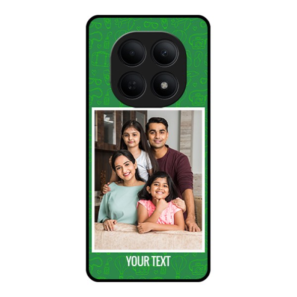 Poco M8 5G Custom Glass Phone Case - Picture Upload Design