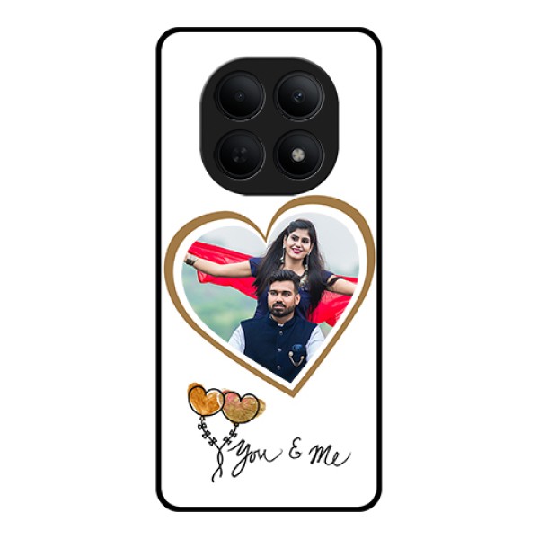 Poco M8 5G Custom Glass Phone Case - You & Me Design