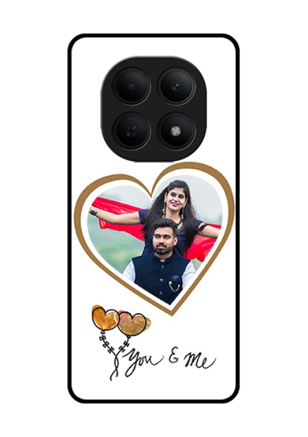 Poco M8 5G Custom Glass Phone Case - You & Me Design