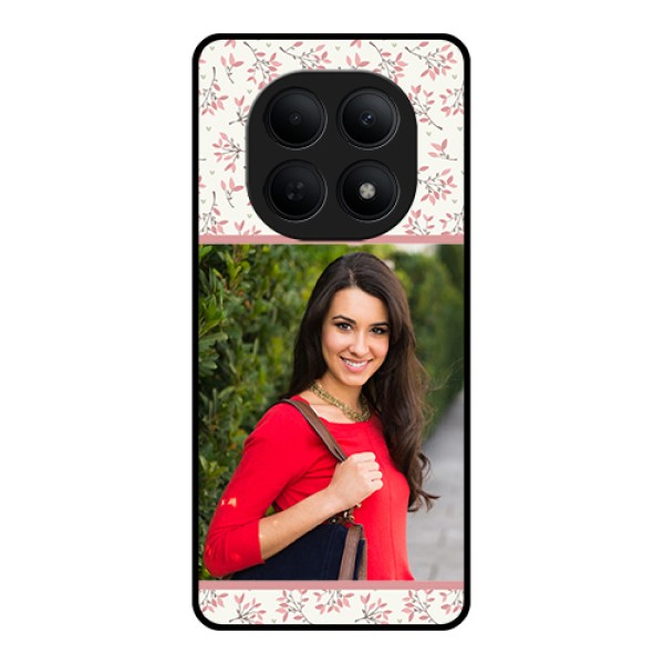 Poco M8 5G Custom Glass Phone Case - Stunning Floral Design
