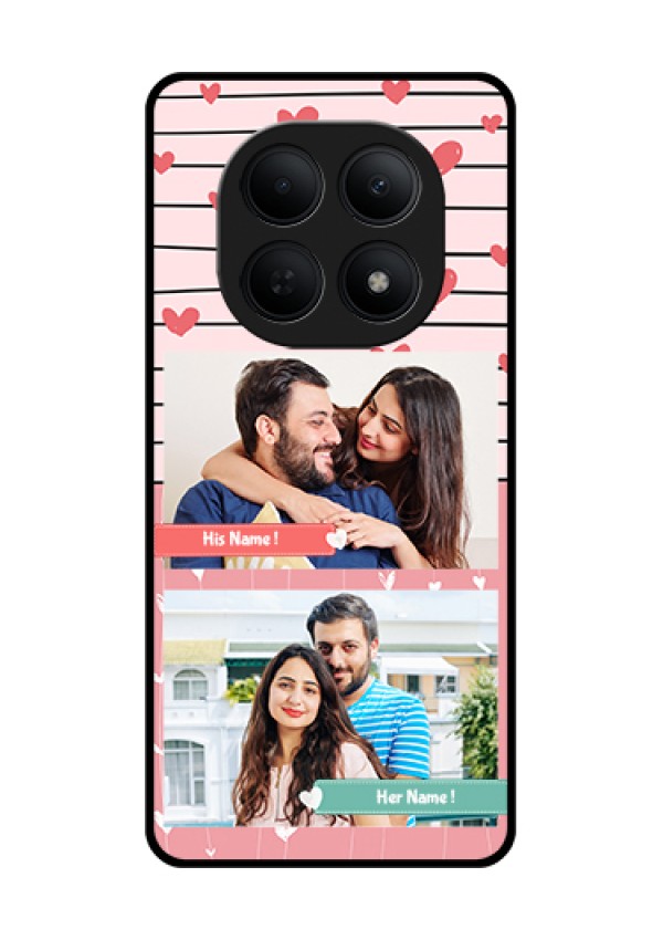 Poco M8 5G Custom Glass Phone Case - Photo With Heart Design