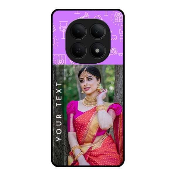 Poco M8 5G Custom Glass Phone Case - Birthday Icons Design