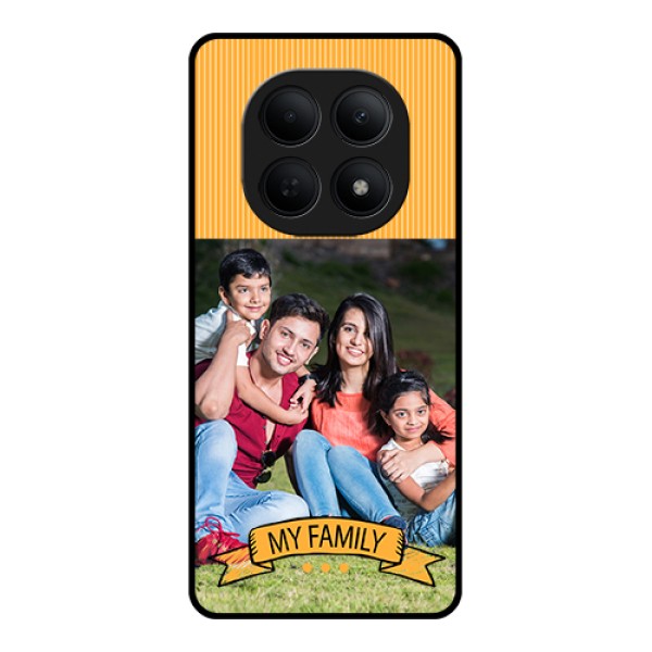 Poco M8 5G Custom Glass Phone Case - My Family Design