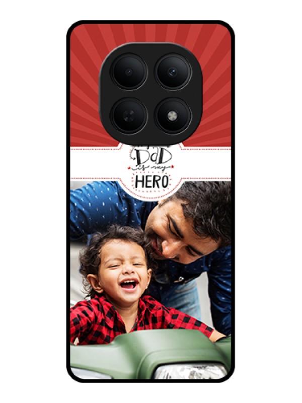 Custom Poco M8 5G Custom Glass Phone Case - My Dad Hero Design