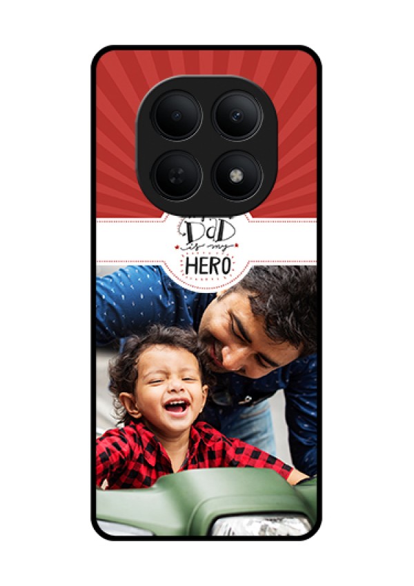 Poco M8 5G Custom Glass Phone Case - My Dad Hero Design