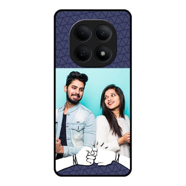 Poco M8 5G Custom Glass Phone Case - With Best Friends Design