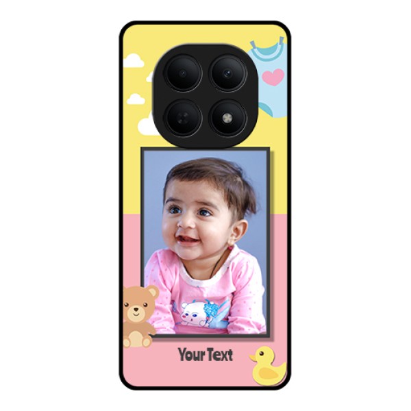 Poco M8 5G Custom Glass Phone Case - Kids 2 Color Design