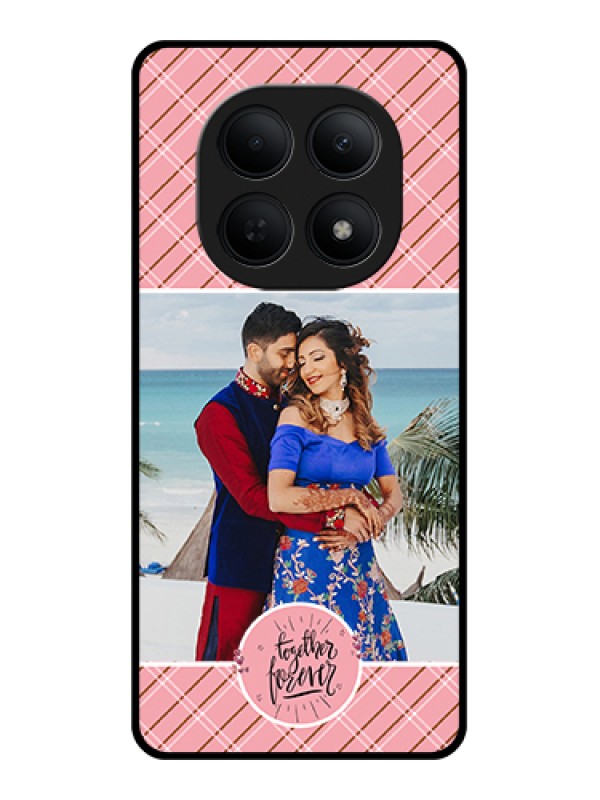 Custom Poco M8 5G Custom Glass Phone Case - Together Forever Design