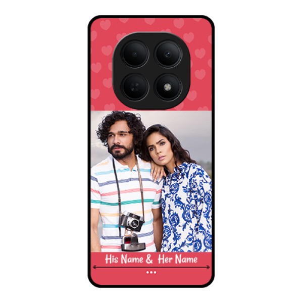 Poco M8 5G Custom Glass Phone Case - Simple Love Design