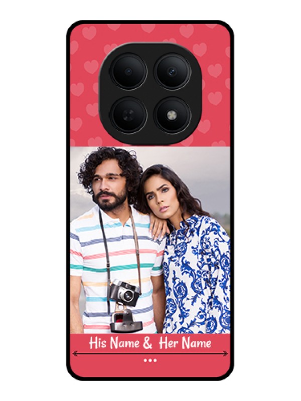 Custom Poco M8 5G Custom Glass Phone Case - Simple Love Design