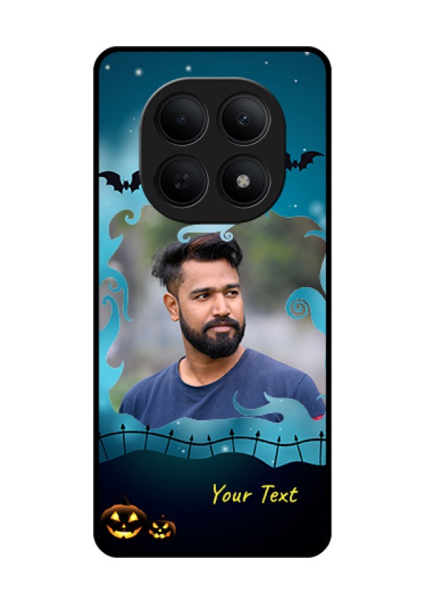 Poco M8 5G Custom Glass Phone Case - Halloween Frame Design